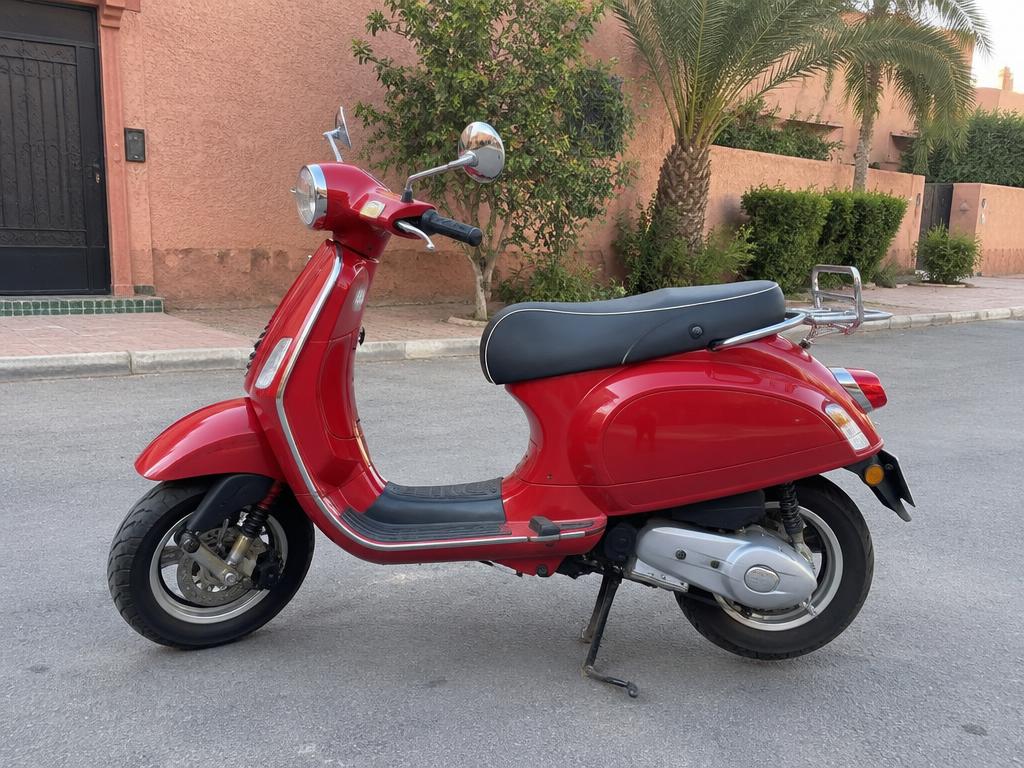 Scooter rouge style vintage